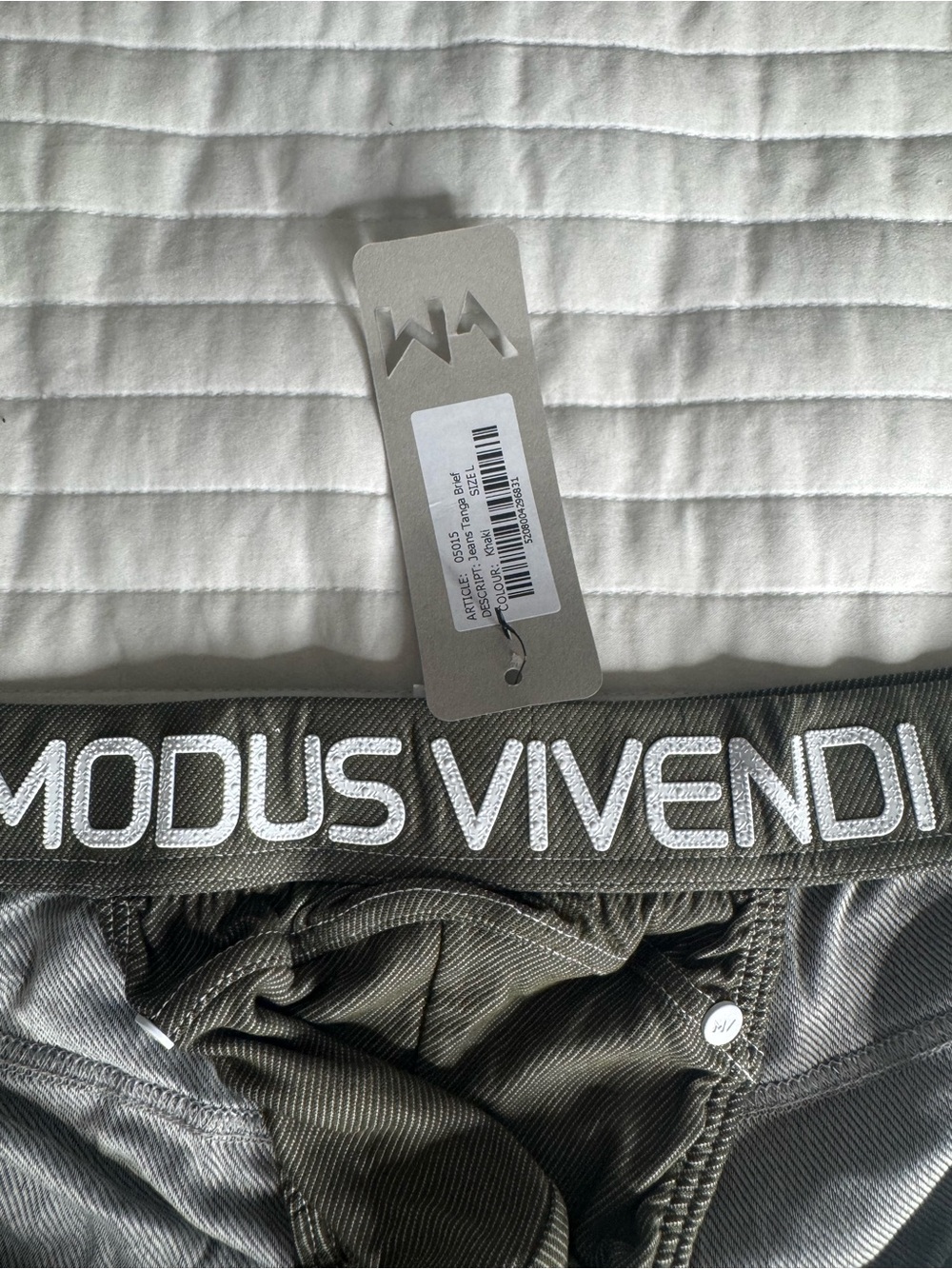 MODUS VIVENDI Men's Performance Briefs with Branded Waistband - Picture 4 of 4